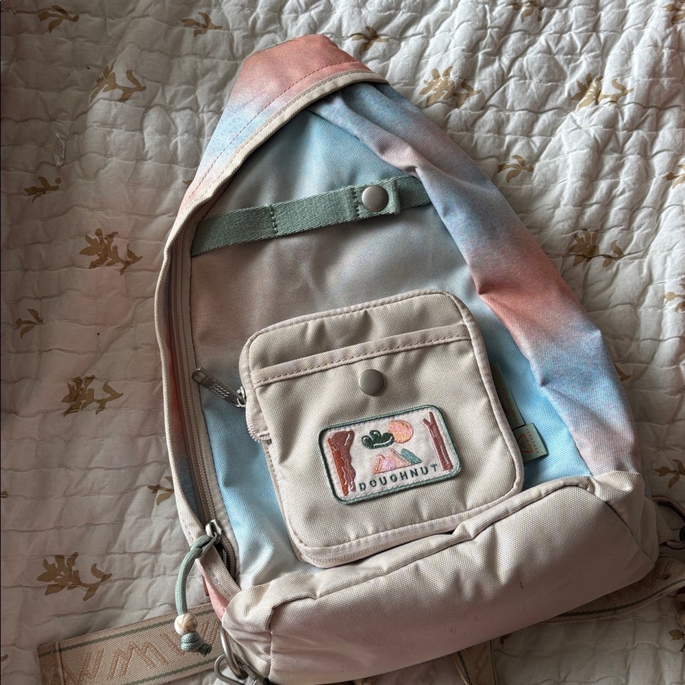 Doughnut 🍩 Hiking Backpack pastel Multicolor Backpack - Picture 2 of 6